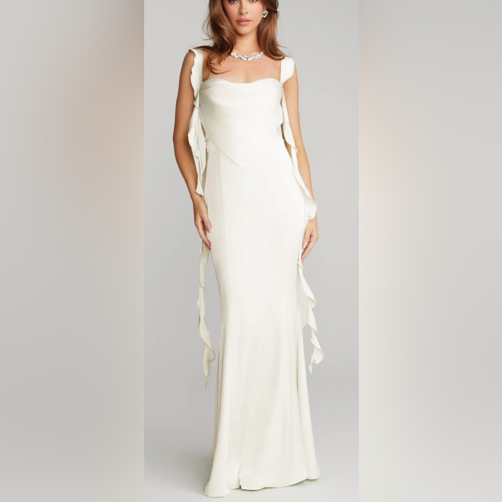 Nana Jacqueline White Maxi Dress